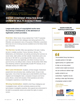 Anti-Piracy Canal+ Group case study thumb